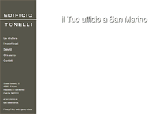 Tablet Screenshot of edificiotonelli.com